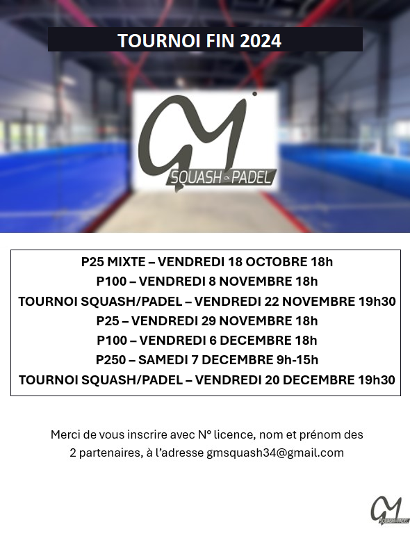 Actualités GMSquash